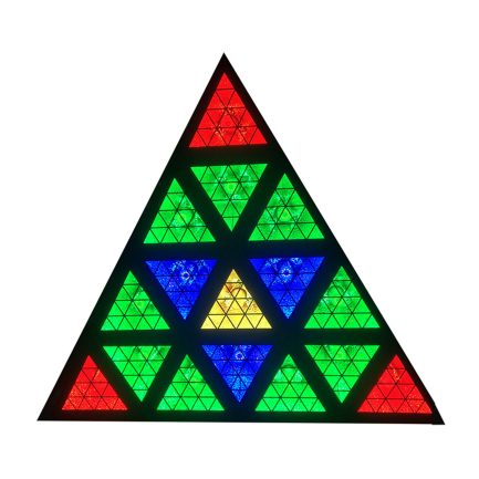 Lampada Rètro Triangolare Luce LED 16x30W RGB Matrix Light - immagine 2