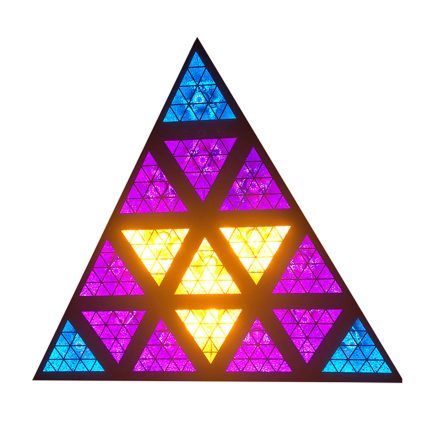 Lampada Rètro Triangolare Luce LED 16x30W RGB Matrix Light - immagine 3