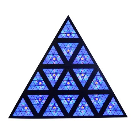 Lampada Rètro Triangolare Luce LED 16x30W RGB Matrix Light - immagine 4