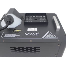 Macchina del Fumo LED RGB 1500W a getto Verticale con telecomando WISDOM