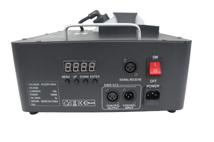 Macchina del Fumo LED RGB 1500W a getto Verticale con telecomando WISDOM - immagine 4