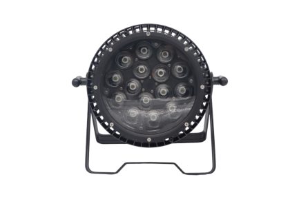 4 Par LED RGBW 15x40W Waterproof Con ZOOM Elettronico Top di gamma Wisdom Line Pro con FlightCase
