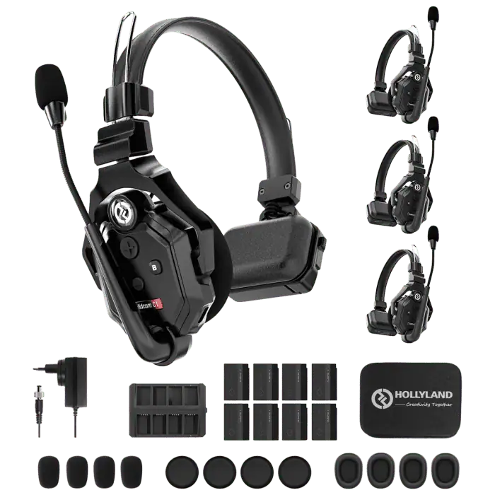Sistema Di Intercomunicazione SOLIDCOM C1 4S Wireless Full Duplex Con 4 Headset E Custodia 1