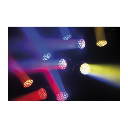 Coppia Teste Mobili Wash 19x40W LED RGBW IP65 Alta luminosità top di gamma Wisdom Line Pro complete di Flightcase - immagine 7