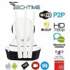 Camera HD 720P Wireless smart Motorizzata WIFI Telecamera 3 antenne IP - immagine 3