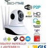 Camera HD 720P Wireless smart Motorizzata WIFI Telecamera 3 antenne IP