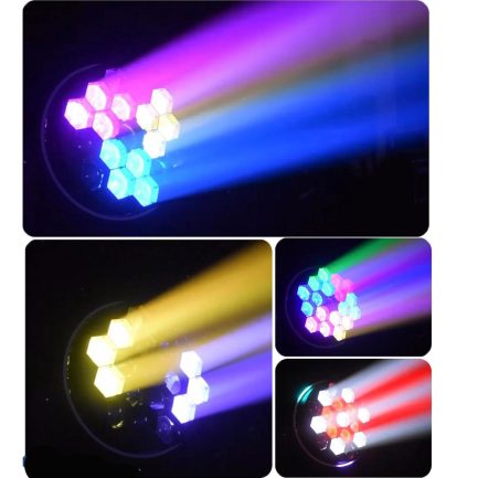 Coppia Testa Mobile LED 19x40W RGBW Wash New Model Bee Eye Zoom - immagine 9