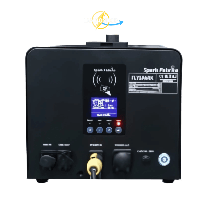 Fontana Fredda SF Z5 a Scintille Fredde Motorizzate 700W altezza 1 6 metri a Getto Regolabile con FlightCase Spark Fabrica 3