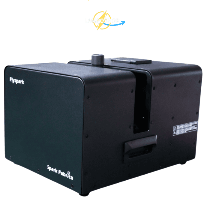 Fontana Fredda SF Z5 a Scintille Fredde Motorizzate 700W altezza 1 6 metri a Getto Regolabile con FlightCase Spark Fabrica