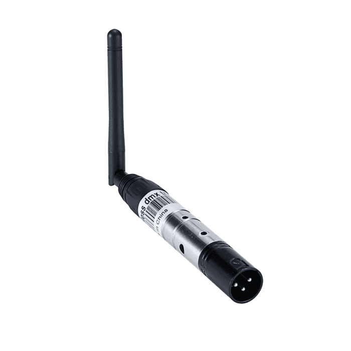 Penna Trasmettitore Wireless a Corrente 3 Pin Maschio DMX512 2.4GHz per centraline controllo Luci