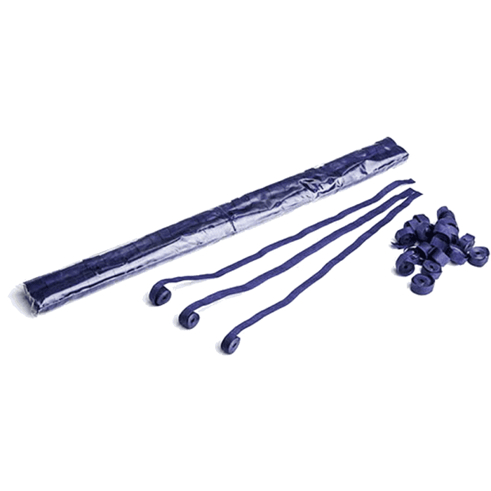 Stelle filanti streamers colore BLU in Carta da 5 metri da 30 pezzi