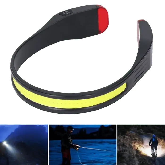 Torcia Frontale a LED Luce su Testa Impermeabile 3 modalita di Illuminazione COB 260 2
