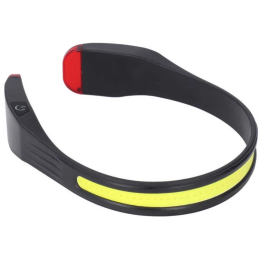 Torcia Frontale a LED Luce su Testa Impermeabile 3 modalità di Illuminazione COB 260°