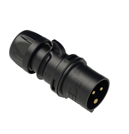 Spina maschio FR-S332N Male Plug 32A IP44 con 2 poli per spettacoli
