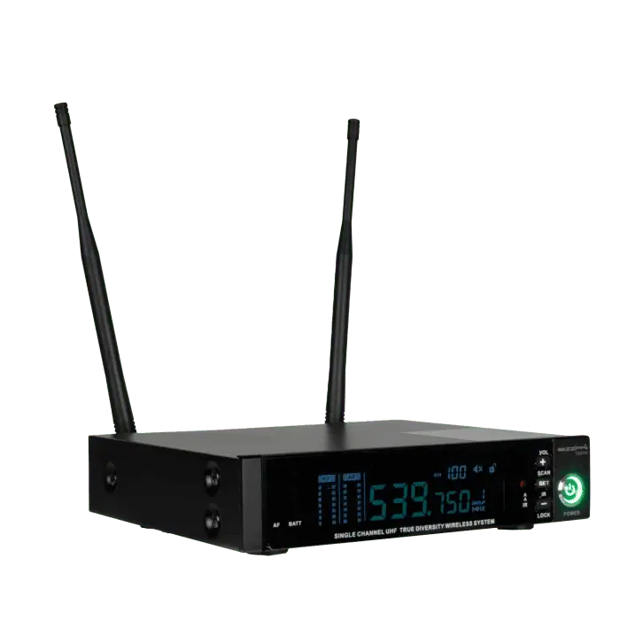 Sistema Ricevitore Radio Microfono ZZIPP TXZZ710 UHF True Diversity 1x100CH 1