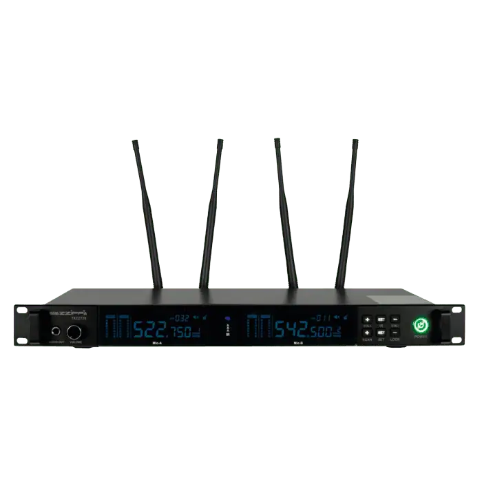 Sistema Ricevitore Radio Microfono ZZIPP TXZZ720 UHF True Diversity