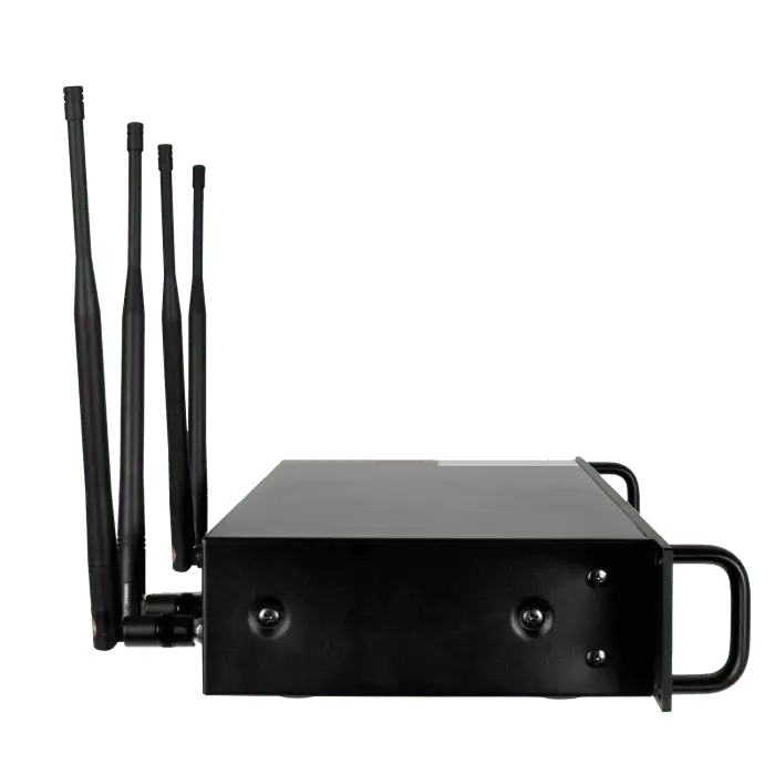 Sistema Ricevitore Radio Microfono ZZIPP TXZZ740 UHF True Diversity 4x50CH 2