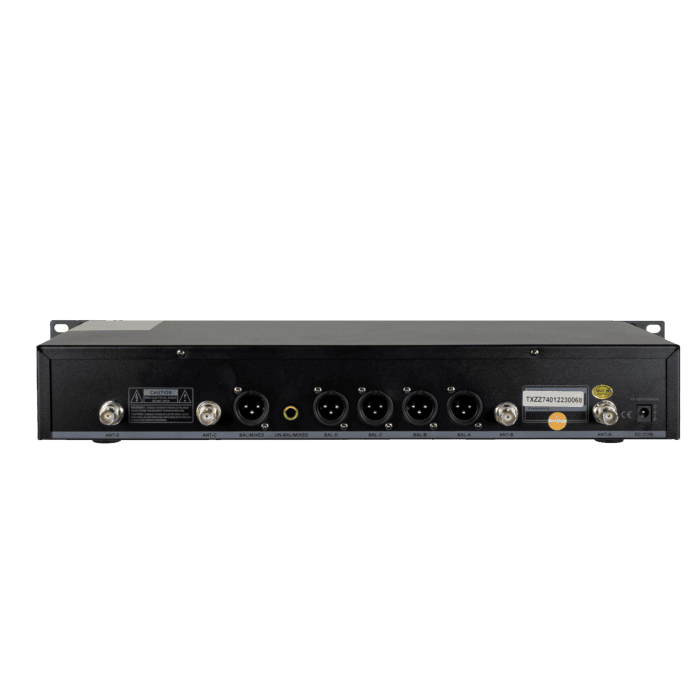Sistema Ricevitore Radio Microfono ZZIPP TXZZ740 UHF True Diversity 4x50CH 3