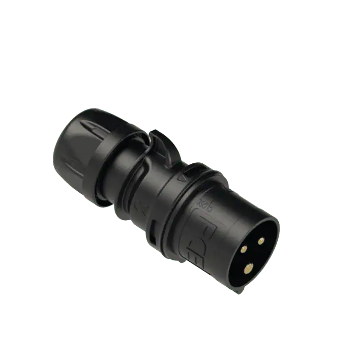 Spina maschio FR S332N Male Plug 32A IP44 con 2 poli per spettacoli