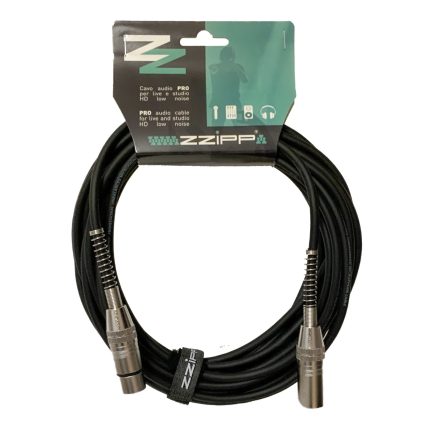 Cavo audio ZZIPP MLZZ900 bilanciato con XLR Maschio e Femmina da 9 mt per Microfoni - immagine 2
