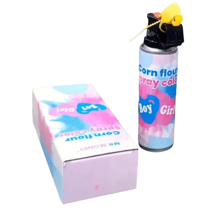 Bomboletta Spray Mini Estintore in Polvere Gender Reveal Baby Shower Boy or Girl Party 1