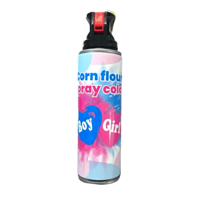 Bomboletta Spray Mini Estintore in Polvere Gender Reveal Baby Shower Boy or Girl Party