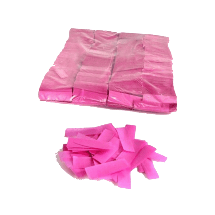 Coriandoli rettangolari confetti colore ROSA coriandoli a caduta lenta slowfall Carta ignifuga da 1KG