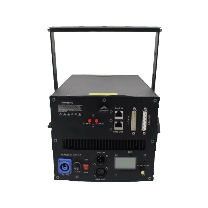 Laser Light Wedding 5W RGBW con Cono di luce e effetti Parole Luminose Centralina DMX 2
