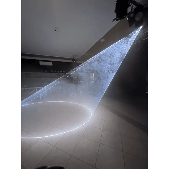 Laser Light Wedding 5W RGBW con Cono di luce e effetti Parole Luminose Centralina DMX 3
