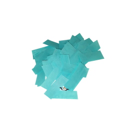 Coriandoli rettangolari confetti colore VERDE ACQUA in Carta da 1KG