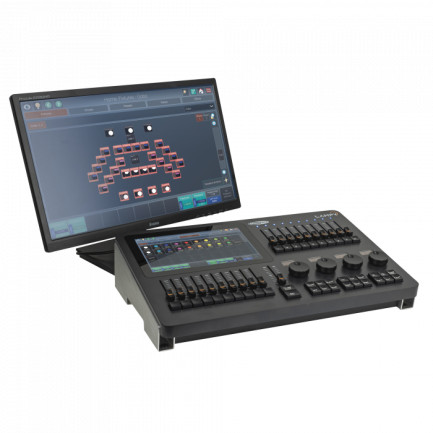 Controller Centralina DMX ShowTec LAMPY 20 2U con 20 fader e 2 universi - immagine 5