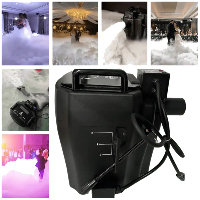 Macchina Del Fumo Basso Con Ghiaccio Secco Ground Fog Machine 6000W 6