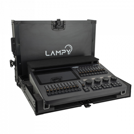 Baule FlightCase ShowTec per trasporto centralina controller LAMPY 20 - immagine 2