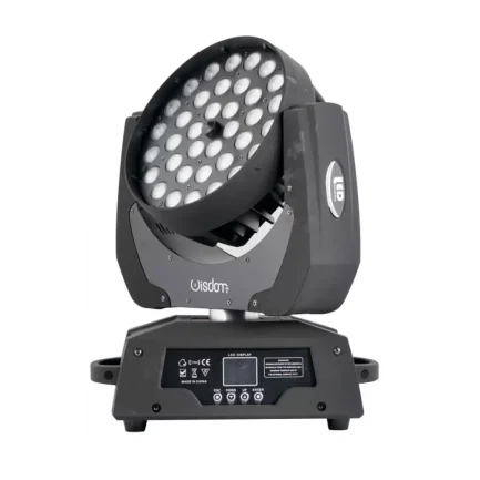 Coppia Testa Mobile Wash LED 36×18 RGBW-A-UV con baule FlightCase - immagine 2