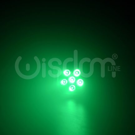 Faretto SmartBat LED RGBWAUV WiFi a Batteria Ricaricabile con Telecomando Incluso WISDOM (NERO) - immagine 12