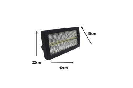 Atomic Shock 1200w RGB+W con Barra Luce Centrale Bianca Fredda Numerosi Giochi Pixel Controllabili - immagine 2
