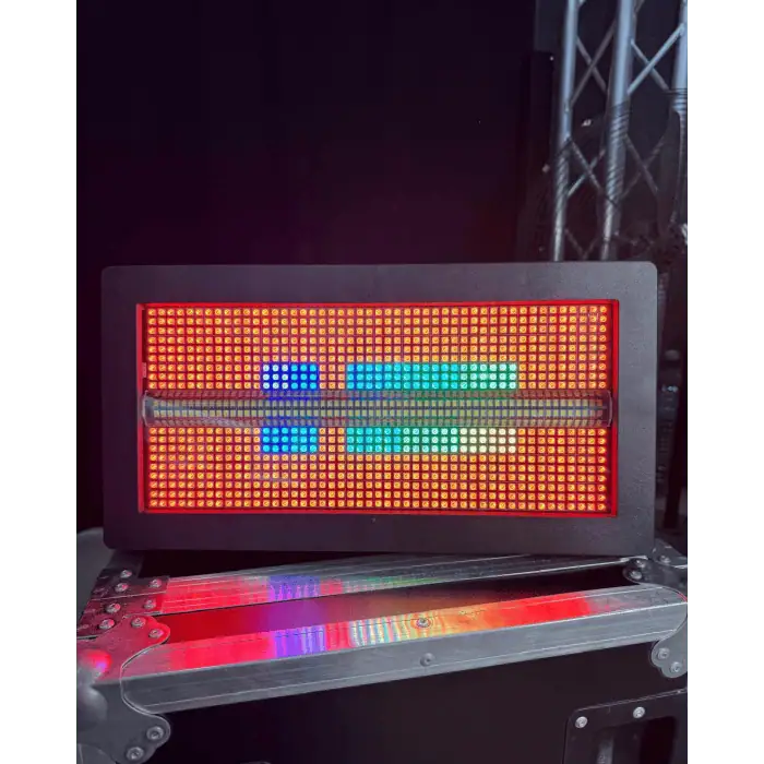 Atomic Shock 1200w RGBW con Barra Luce Centrale Bianca Fredda Numerosi Giochi Pixel Controllabili 5
