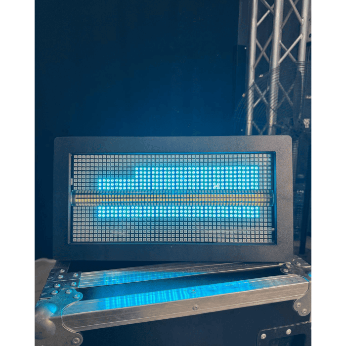 Atomic Shock 1200w RGBW con Barra Luce Centrale Bianca Fredda Numerosi Giochi Pixel Controllabili 7