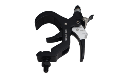 Gancio aliscaf Selflock Hook swl100 a C con blocco a serraggio per Truss e Teste mobili - immagine 2