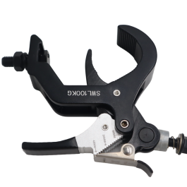 Gancio aliscaf Selflock Hook swl100 a C con blocco a serraggio per Truss e Teste mobili