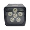 Faretto SmartBat LED RGBWAUV WiFi a Batteria Ricaricabile con Telecomando Incluso WISDOM (NERO) - immagine 3
