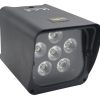 Faretto SmartBat LED RGBWAUV WiFi a Batteria Ricaricabile con Telecomando Incluso WISDOM (NERO)