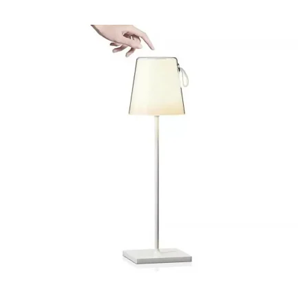 Lampada da tavolo scrivania a LED RGB ricaricabile USB con controllo Soft Touch - immagine 2