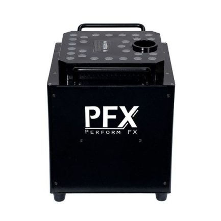 Macchina del fumo PFX3500JET verticale con 27 LED RGBW da 9W e doppio output altezza 10/12mt