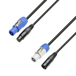 Cavo ibrido Adam Hall 3 STARHPCOND0150 Powercon/XLR DMX combinati da 1,5 mt