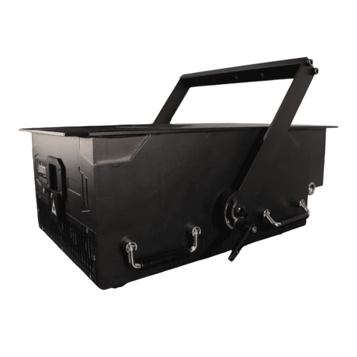 PROIETTORE LASER 30W RGB PROFESSIONALE 3 in 1 alta luminosita effetti Luminosi e Proiezioni con Baule Flightcase 1
