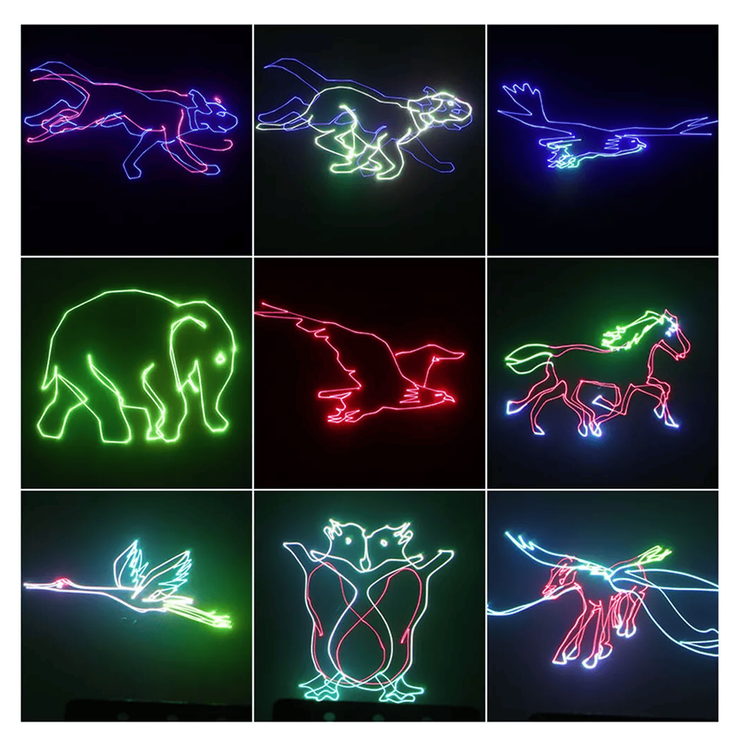 PROIETTORE-LASER-30W-RGB-PROFESSIONALE-3-in-1-alta-luminosità-effetti-Luminosi-e-Proiezioni-con-Baule-Flightcase-5 PROIETTORE LASER 30W RGB PROFESSIONALE 3 in 1 alta luminosita effetti Luminosi e Proiezioni con Baule Flightcase 5