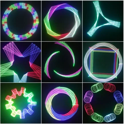 PROIETTORE LASER 30W RGB PROFESSIONALE 3 in 1 alta luminosità effetti Luminosi e Proiezioni con Baule Flightcase - immagine 6