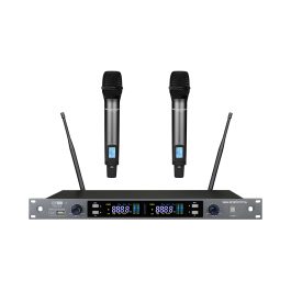 Sistema radiomicrofono ZZIPP TXZZ420 a canali UHF 2×48 CH con 2 microfoni palmari