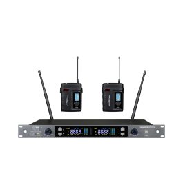Sistema radiomicrofono ZZIPP TXZZ422 a canali UHF 2x48 CH con 2 bodypack